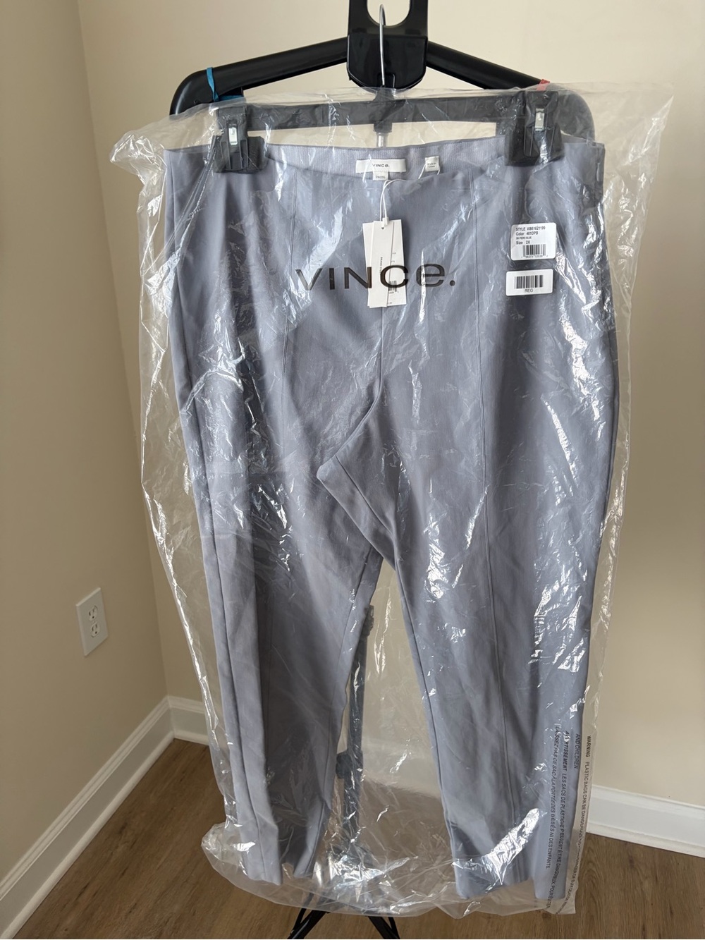 NWT Vince Drapey Pull-On Ponte Pants Dark Piero Blue 2X $295